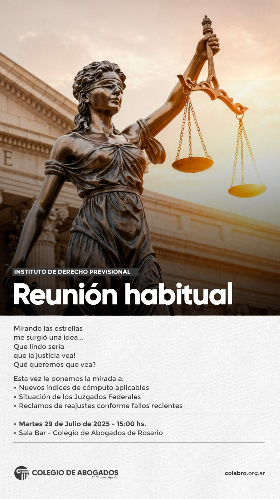 Reunión habitual  - 29/07/2025